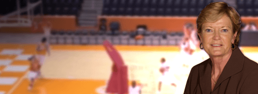 Pat Summitt - Toss Back Shooting